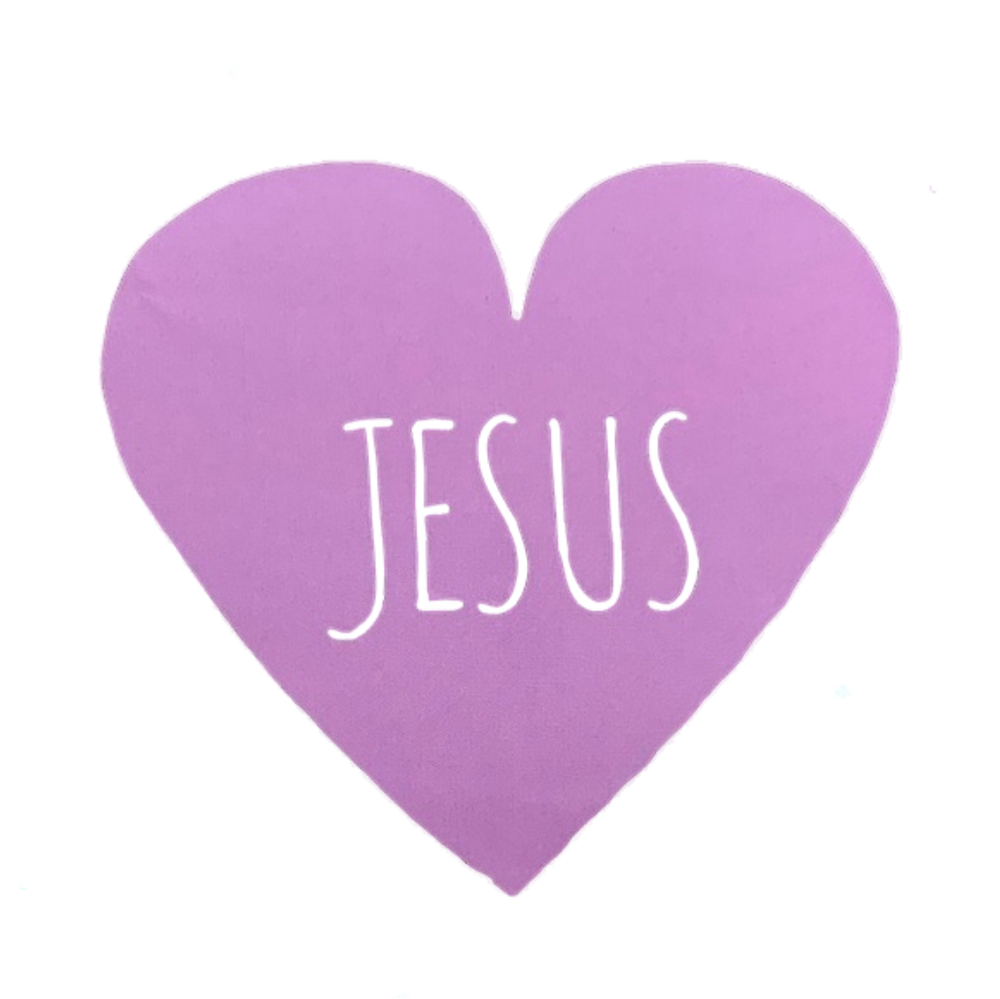 6/$12 Inspirational Vinyl Sticker Matte - Faith